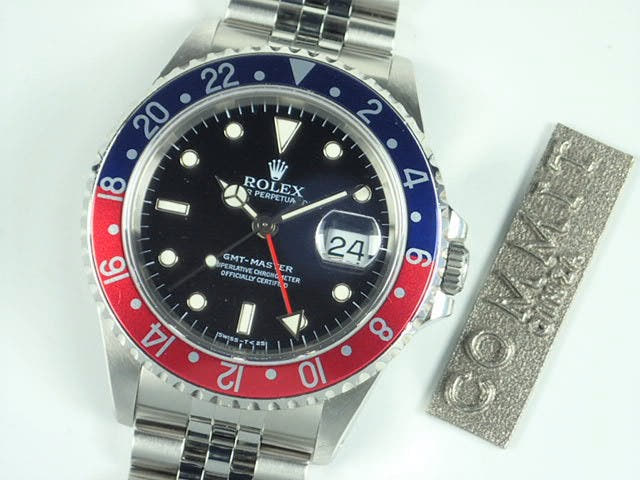 ロレックス GMTマスター Ref.16700 ブラック文字盤 中古 gmt-master-108 ジュビリーブレスレット