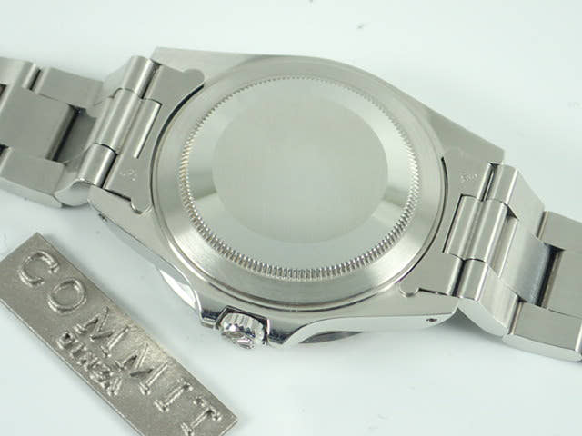 ロレックス GMTマスターII Ref.16710 ブラック文字盤 中古 gmt-master-124 オイスターブレスレット