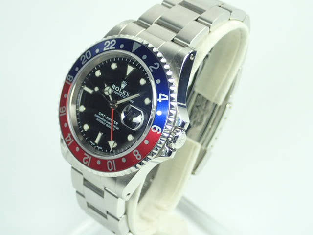 ロレックス GMTマスター Ref.16700 ブラック文字盤 美品 gmt-master-127 オイスターブレスレット