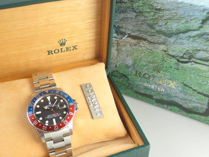 Rolex GMT-Master Ref. 1675 Black Dial, Pre-owned, gmt-master-151, Oyster Bracelet