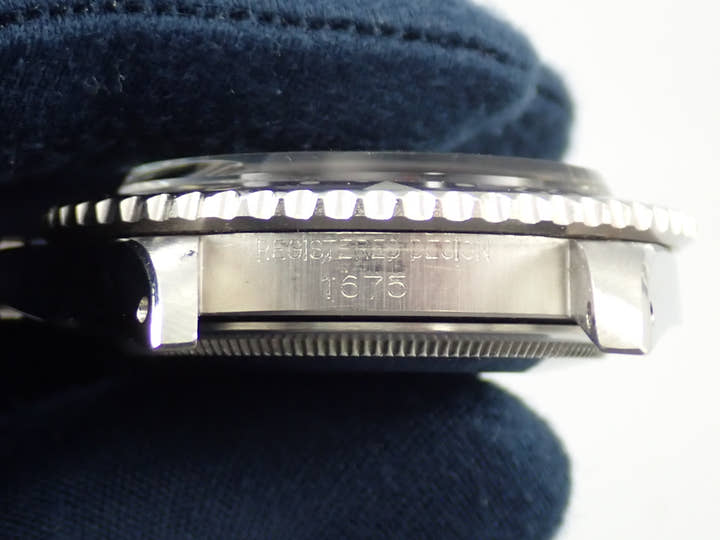 ロレックス GMTマスター Ref.1675 ステンレススチール ブラック文字盤 オイスターブレスレット