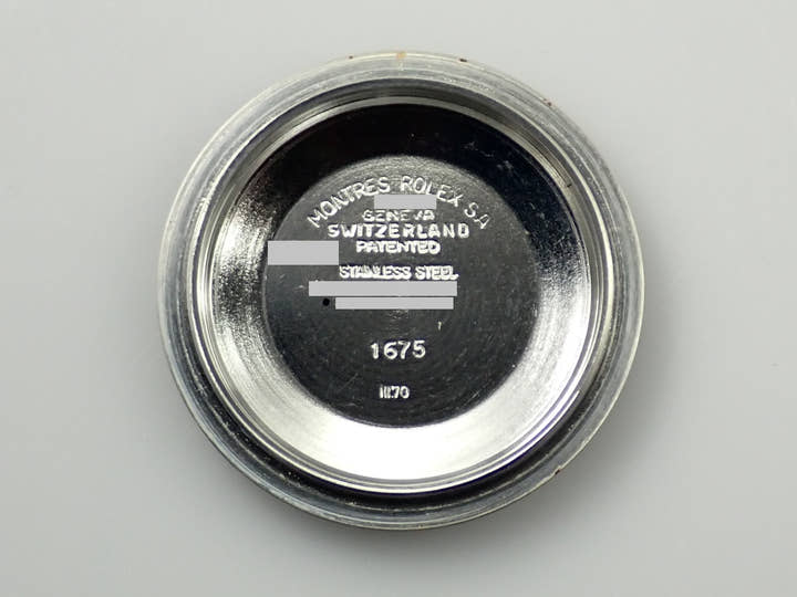 ロレックス GMTマスター Ref.1675 ステンレススチール ブラック文字盤 オイスターブレスレット