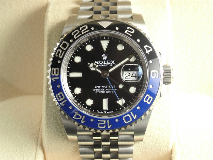 Rolex GMT-Master II Ref. 126710BLNR Stainless Steel Black Dial Oyster Bracelet
