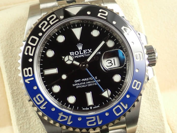 Rolex GMT-Master II Ref. 126710BLNR Stainless Steel Black Dial Oyster Bracelet