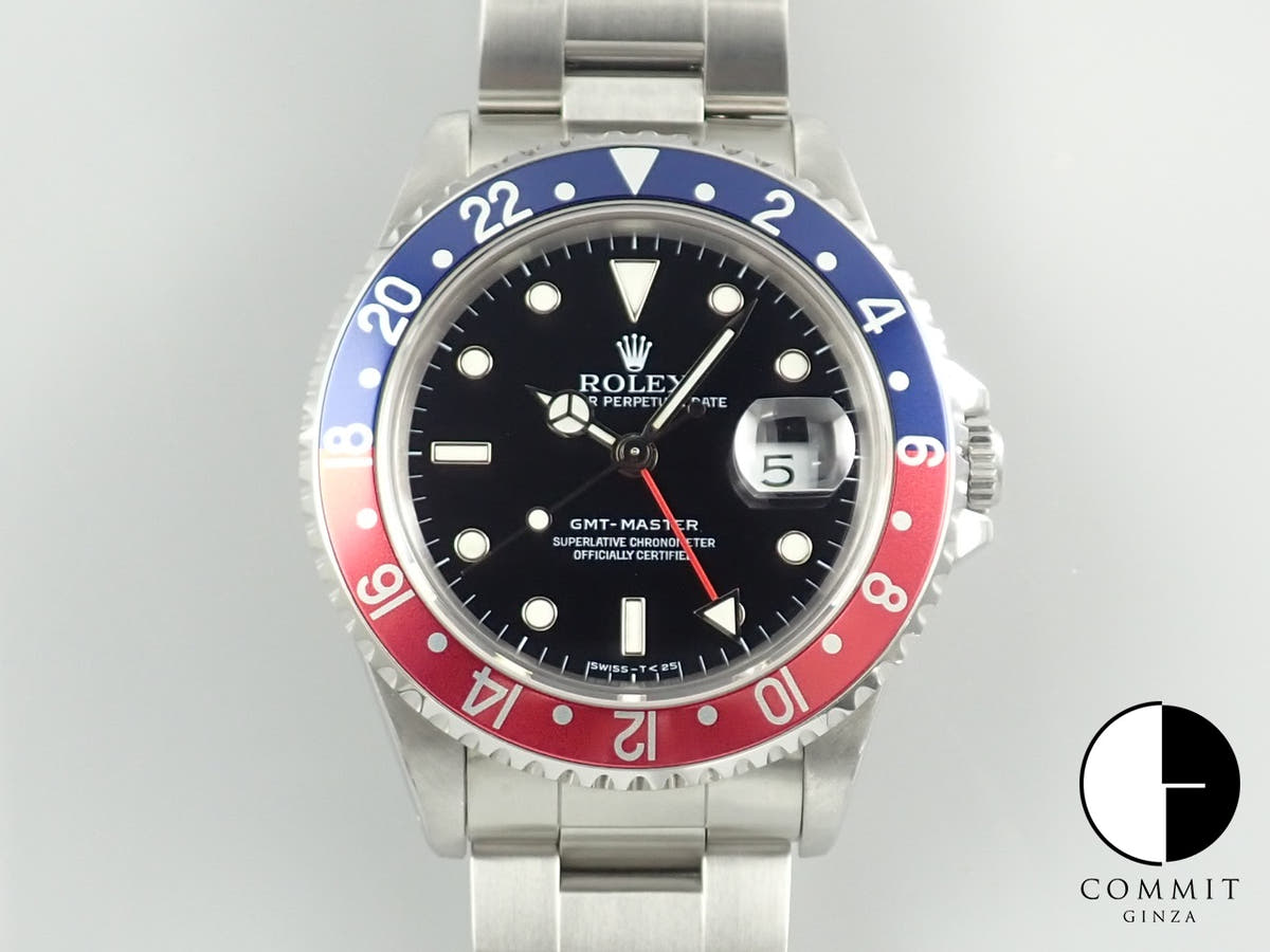 ロレックス GMTマスター Ref.16700 ステンレススチール ブラック文字盤 オイスターブレスレット