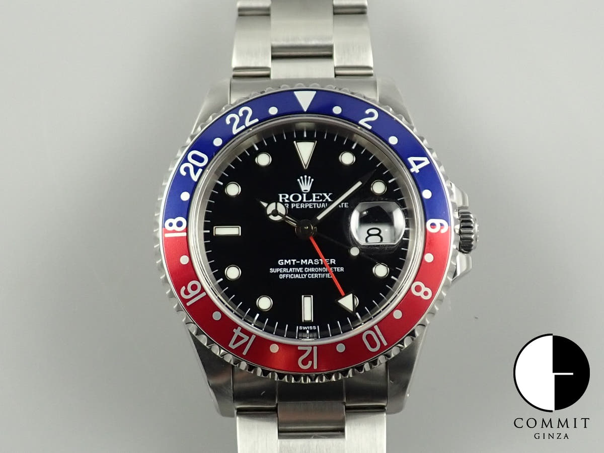 ロレックス GMTマスター Ref.16700 ステンレススチール ブラック文字盤 オイスターブレスレット