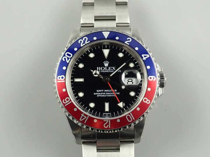 ロレックス GMTマスター Ref.16700 ステンレススチール ブラック文字盤 オイスターブレスレット