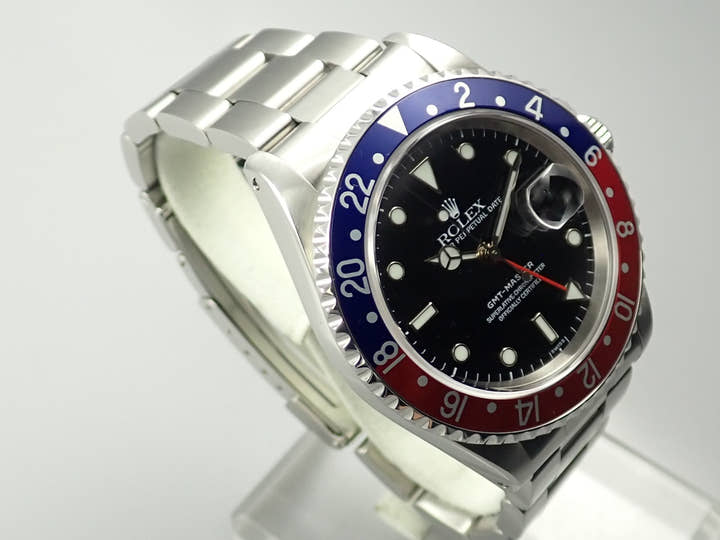 ロレックス GMTマスター Ref.16700 ステンレススチール ブラック文字盤 オイスターブレスレット