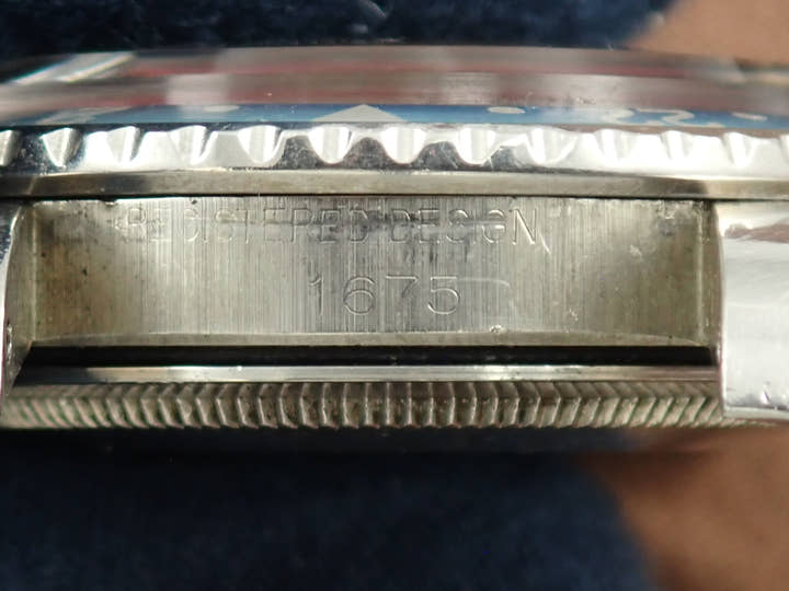 ロレックス GMTマスター Ref.1675 ステンレススチール ブラック文字盤 ジュビリーブレスレット 中古 9PUKCYMF