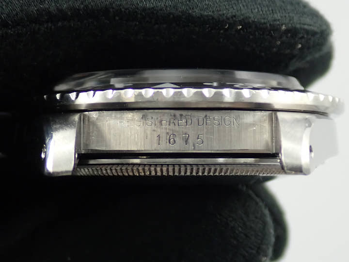 ロレックス GMTマスター Ref.1675 ステンレススチール ブラック文字盤 オイスターブレスレット 中古 7XT1VRRM
