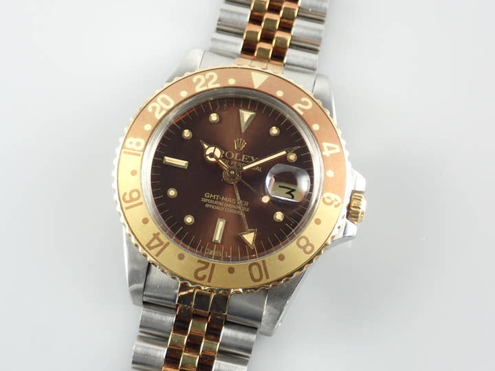 ロレックス GMTマスター Ref.1675/3 ブラウン文字盤 中古 gmt-master-179 ジュビリーブレスレット
