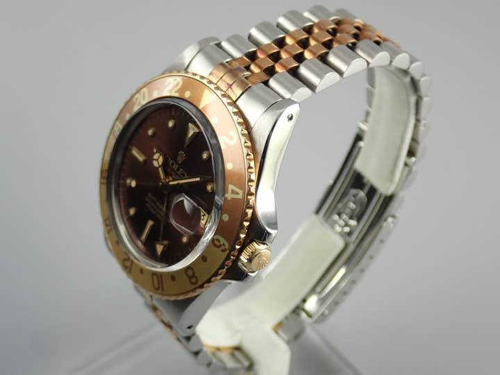 ロレックス GMTマスター Ref.1675/3 ブラウン文字盤 中古 gmt-master-179 ジュビリーブレスレット