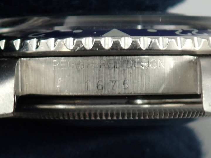 ロレックス GMTマスター Ref.1675 ステンレススチール ブラック文字盤 オイスターブレスレット