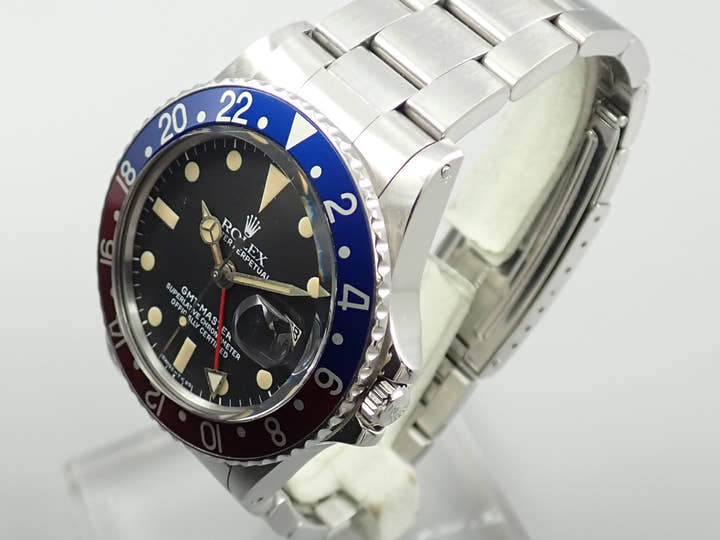 ロレックス GMTマスター Ref.1675 ステンレススチール ブラック文字盤 オイスターブレスレット