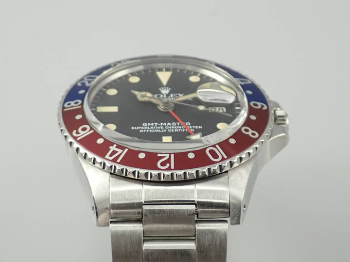 ロレックス GMTマスター Ref.1675 ステンレススチール ブラック文字盤 オイスターブレスレット