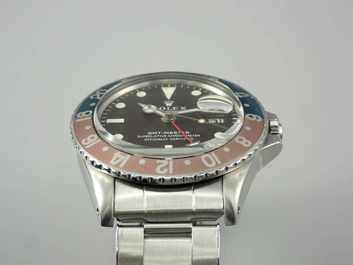 ロレックス GMTマスター Ref.1675 ステンレススチール ブラック文字盤 オイスターブレスレット