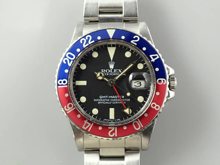 ロレックス GMTマスター Ref.16750 ステンレススチール ブラック文字盤 中古 US8C6HRC
