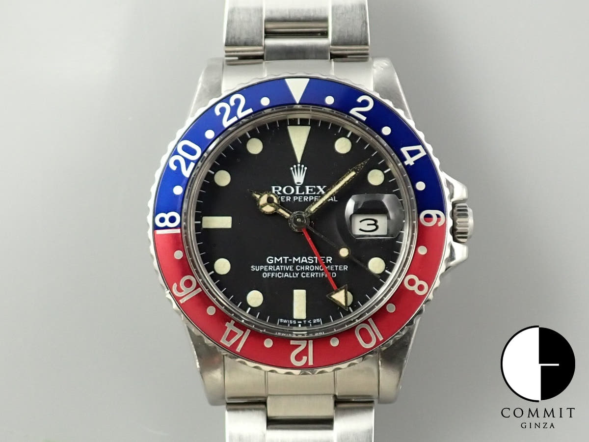 ロレックス GMTマスター Ref.16750 ステンレススチール ブラック文字盤 中古 US8C6HRC
