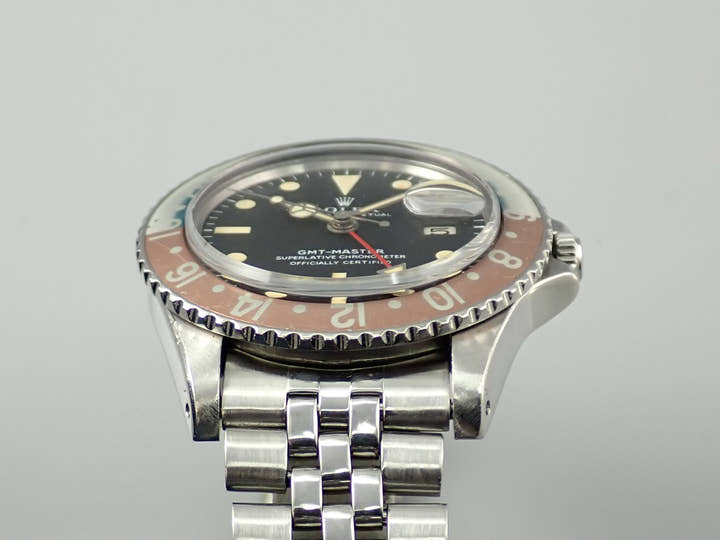 ロレックス GMTマスター Ref.1675 ステンレススチール ブラック文字盤 ジュビリーブレスレット 中古 M559CZ1H