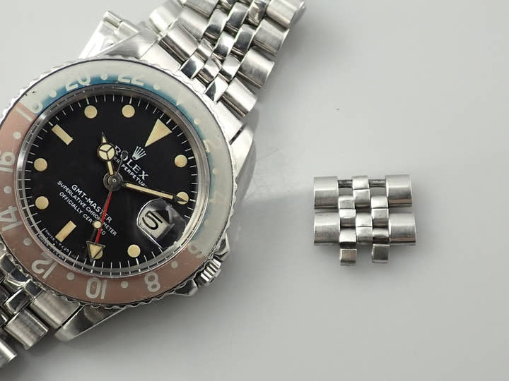 ロレックス GMTマスター Ref.1675 ステンレススチール ブラック文字盤 ジュビリーブレスレット 中古 M559CZ1H