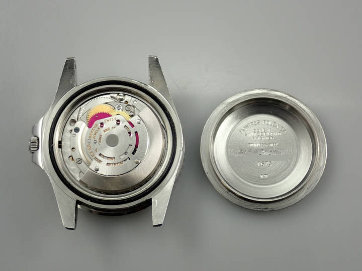 ロレックス GMTマスター Ref.1675 ステンレススチール ブラック文字盤 ジュビリーブレスレット 中古 M559CZ1H