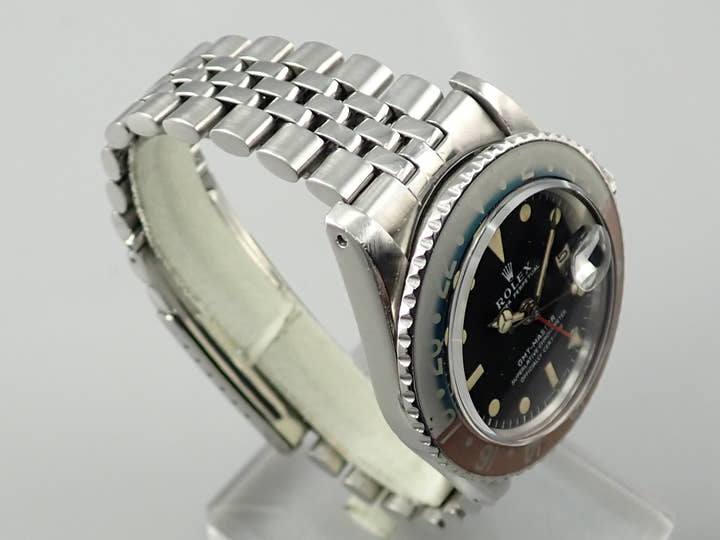 ロレックス GMTマスター Ref.1675 ステンレススチール ブラック文字盤 ジュビリーブレスレット 中古 M559CZ1H