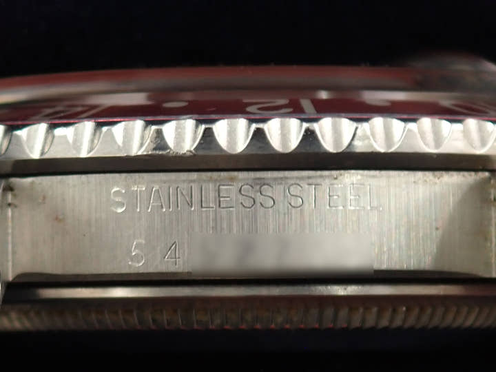 ロレックス GMTマスター Ref.1675 ステンレススチール ブラック文字盤 オイスターブレスレット