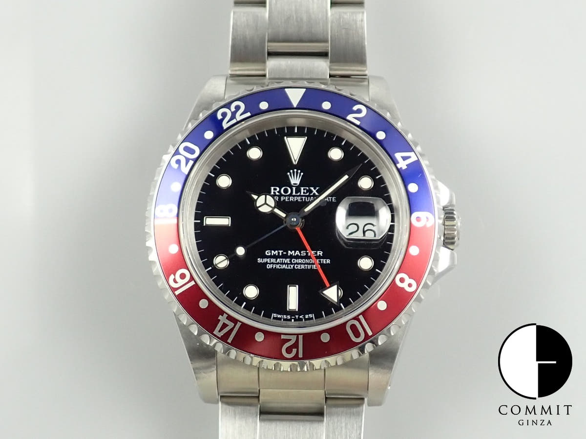 ロレックス GMTマスター Ref.16700 ステンレススチール ブラック文字盤 オイスターブレスレット