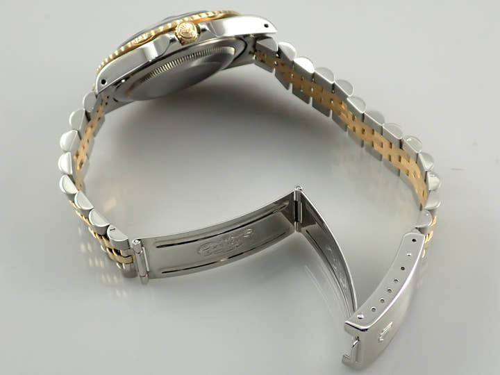 ロレックス GMTマスター Ref.16753 ステンレススチール/イエローゴールド ブラック文字盤 ジュビリーブレスレット 中古 8A9811HU