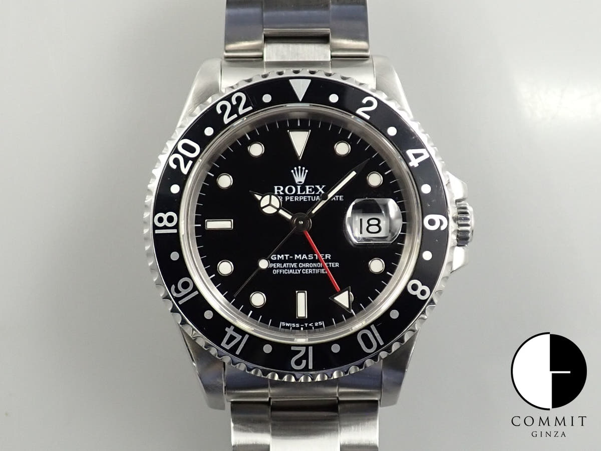 Rolex GMT-Master Ref. 16700 Stainless Steel Black Dial Oyster Bracelet