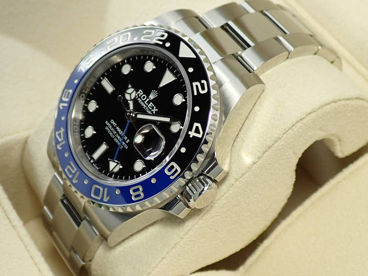 ロレックス GMTマスターII Ref.126710BLNR ステンレススチール ブラック文字盤 オイスターブレスレット