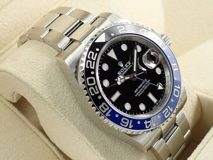 ロレックス GMTマスターII Ref.126710BLNR ステンレススチール ブラック文字盤 オイスターブレスレット
