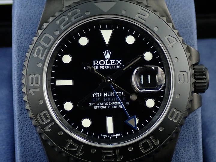 プロハンター × デンハム GMTマスターII Ref.116710LN ステンレススチール ブラック文字盤 未使用 WUTYH7KK