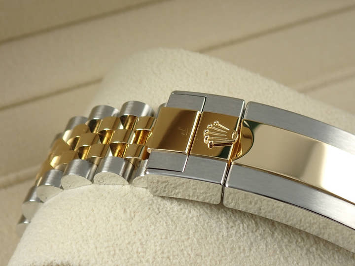 Rolex GMT-Master II Ref. 126713GRNR Stainless Steel/Yellow Gold Black Dial Jubilee Bracelet