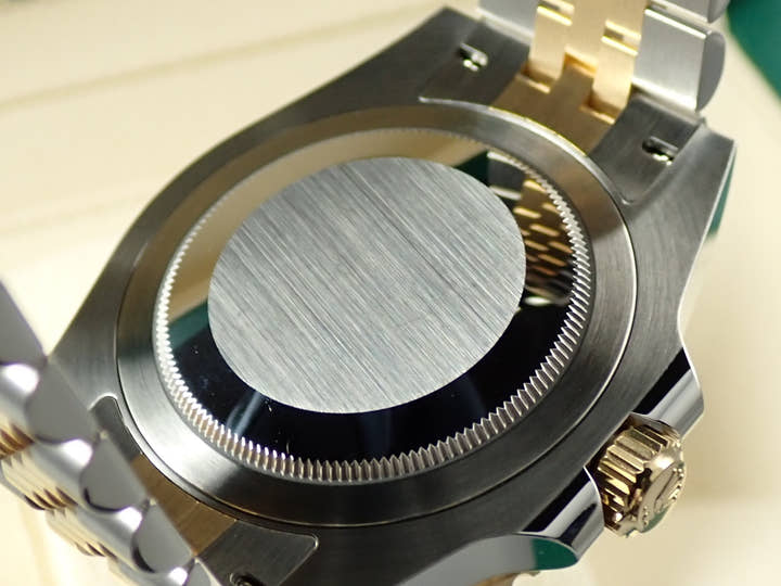 Rolex GMT-Master II Ref. 126713GRNR Stainless Steel/Yellow Gold Black Dial Jubilee Bracelet