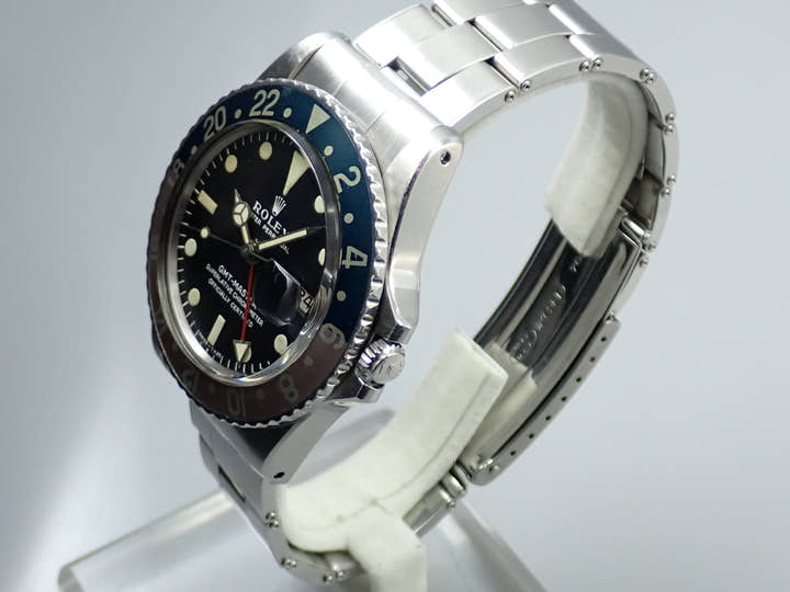 ロレックス GMTマスター Ref.1675 ステンレススチール ブラック文字盤 オイスターブレスレット