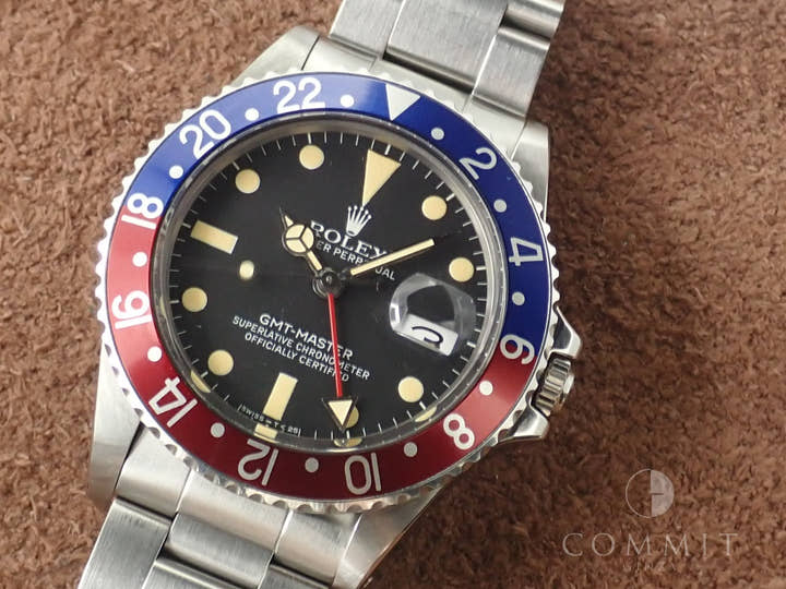 ロレックス GMTマスター Ref.16750 ステンレススチール ブラック文字盤 中古 KPY18421
