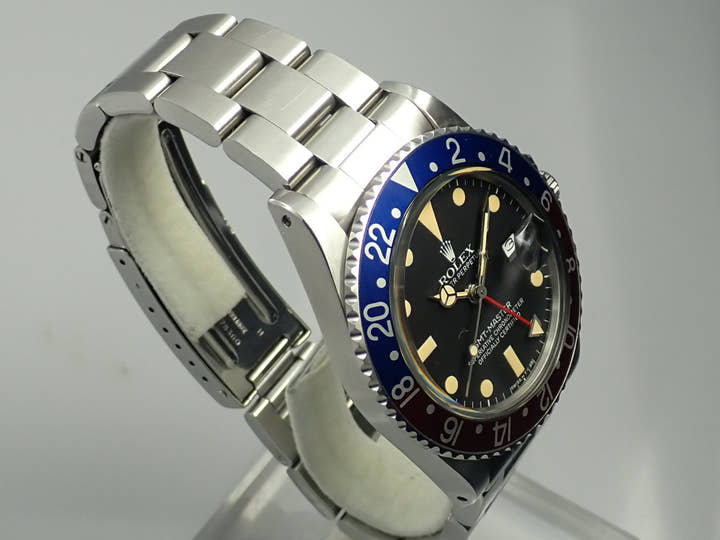 ロレックス GMTマスター Ref.16750 ステンレススチール ブラック文字盤 中古 KPY18421
