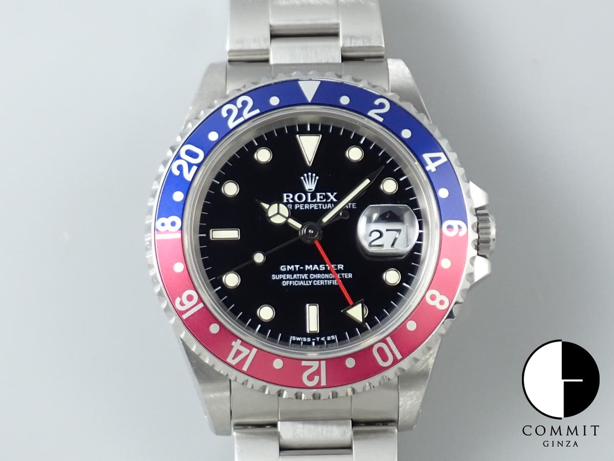 ロレックス GMTマスター Ref.16700 ステンレススチール ブラック文字盤 オイスターブレスレット