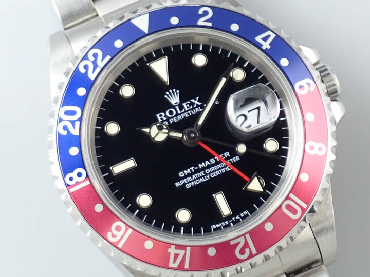 ロレックス GMTマスター Ref.16700 ステンレススチール ブラック文字盤 オイスターブレスレット
