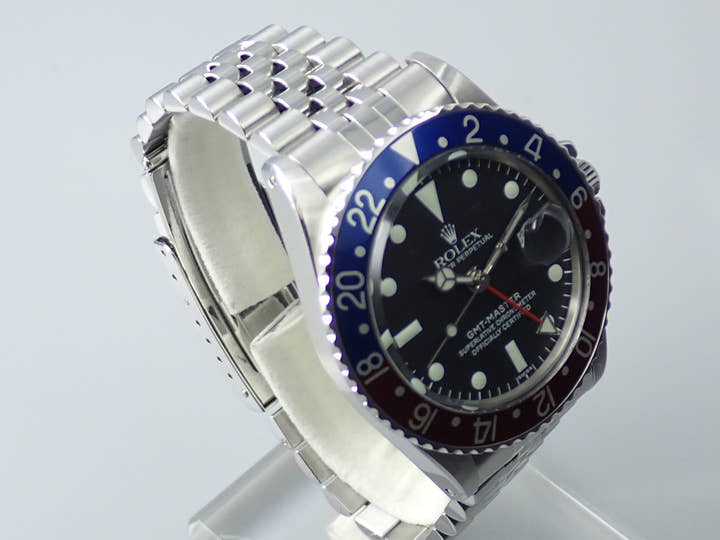 ロレックス GMTマスター Ref.1675/0 ステンレススチール ブラック文字盤 ジュビリーブレスレット