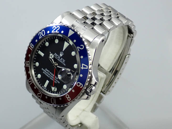 ロレックス GMTマスター Ref.1675/0 ステンレススチール ブラック文字盤 ジュビリーブレスレット