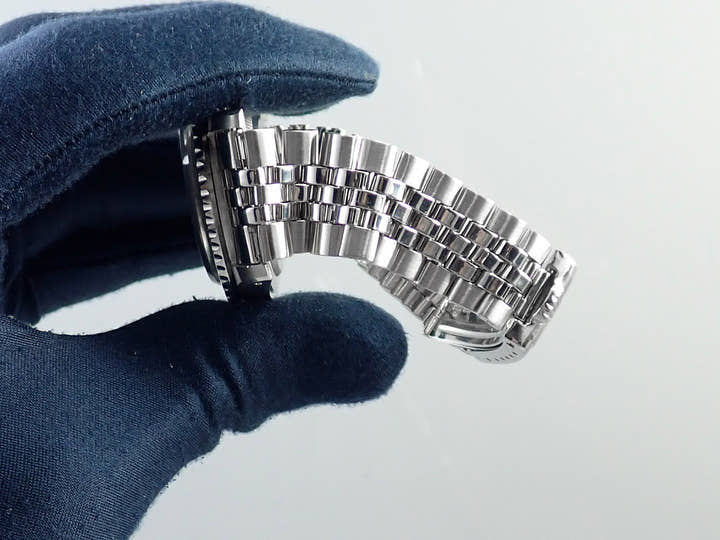 ロレックス GMTマスター Ref.1675 ステンレススチール ブラック文字盤 ジュビリーブレスレット 中古 PZJJC549