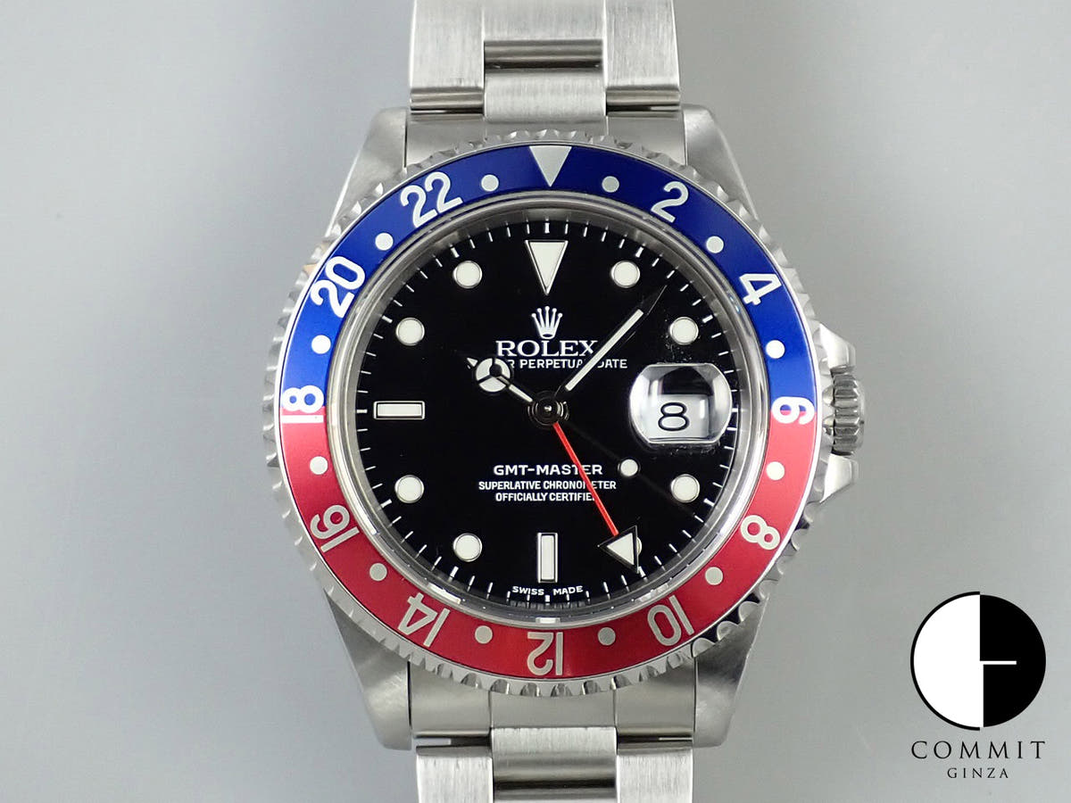 ロレックス GMTマスター Ref.16700 ステンレススチール ブラック文字盤 オイスターブレスレット