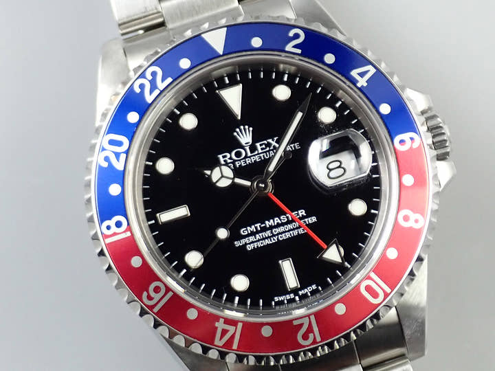 ロレックス GMTマスター Ref.16700 ステンレススチール ブラック文字盤 オイスターブレスレット