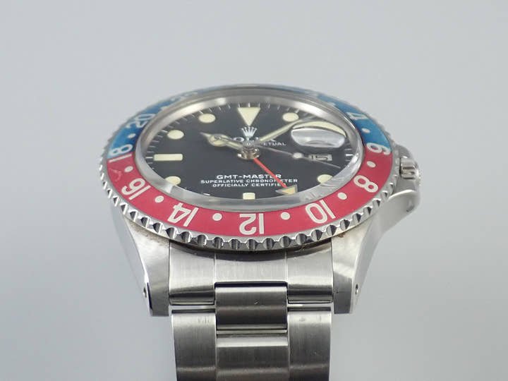 ロレックス GMTマスター Ref.1675 ステンレススチール ブラック文字盤 オイスターブレスレット