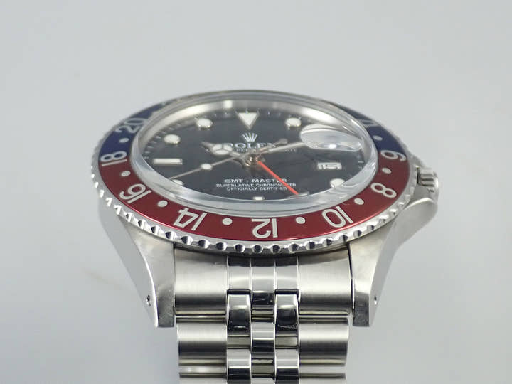 ロレックス GMTマスター Ref.16750 ステンレススチール ブラック文字盤 ジュビリーブレスレット 中古 RC0X4RS0