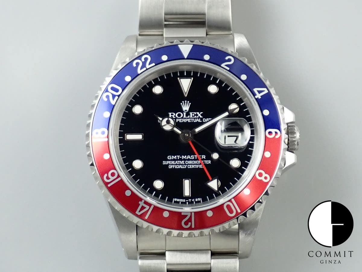 ロレックス GMTマスター Ref.16700 ステンレススチール ブラック文字盤 オイスターブレスレット