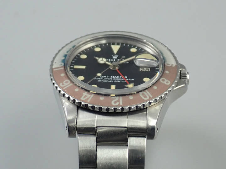 ロレックス GMTマスター Ref.1675 ステンレススチール ブラック文字盤 オイスターブレスレット