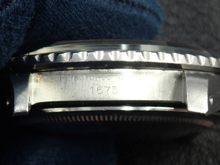 ロレックス GMTマスター Ref.1675 ステンレススチール ブラック文字盤 オイスターブレスレット